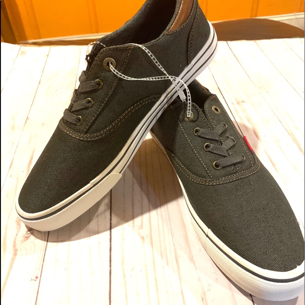 Men’s Levi’s Sz 9.5 Ethan Denim LL Casual Shoes - Picture 3 of 8
